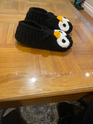 Penguin Crochet Slippers - image3